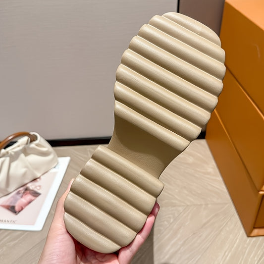 Thick-Sole High-Heel Over-the-Knee Boots with Heel - Round Toe Winter Warm Zipper Closure Booties Suitable for Parties, Shopping & Daily Wear, Women Shoes